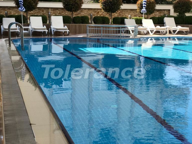 Квартира в Коньяалты, Анталия вид на море с бассейном: купить недвижимость в Турции - 52406