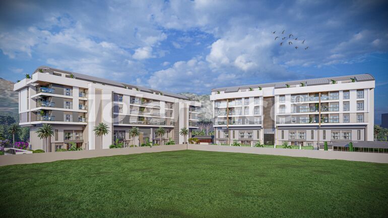 Квартира от застройщика в Коньяалты, Анталия с бассейном: купить недвижимость в Турции - 61147