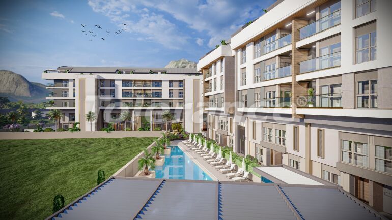 Квартира от застройщика в Коньяалты, Анталия с бассейном: купить недвижимость в Турции - 61152