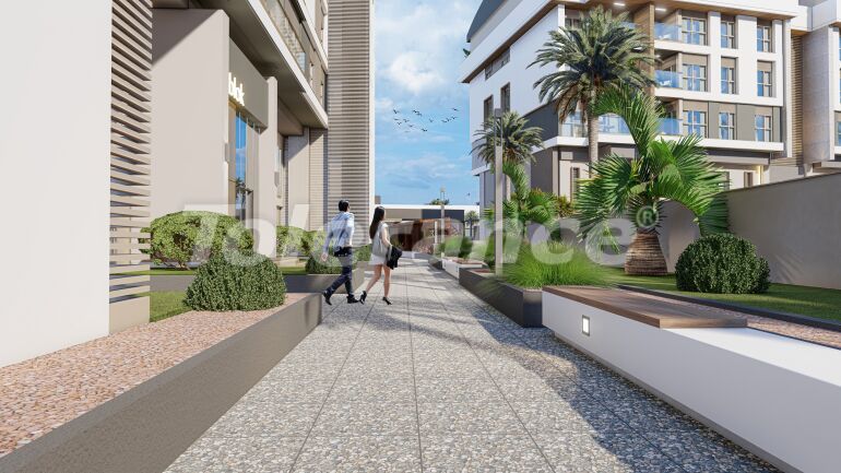 Квартира от застройщика в Коньяалты, Анталия с бассейном: купить недвижимость в Турции - 61153