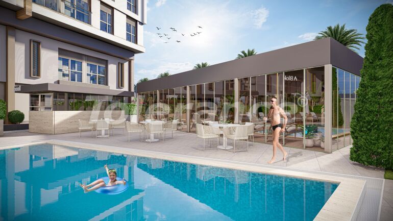 Квартира от застройщика в Коньяалты, Анталия с бассейном: купить недвижимость в Турции - 61155