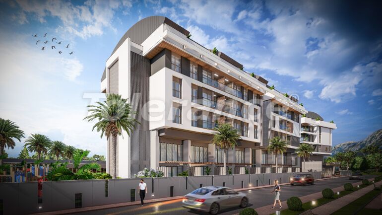 Квартира от застройщика в Коньяалты, Анталия с бассейном: купить недвижимость в Турции - 61165