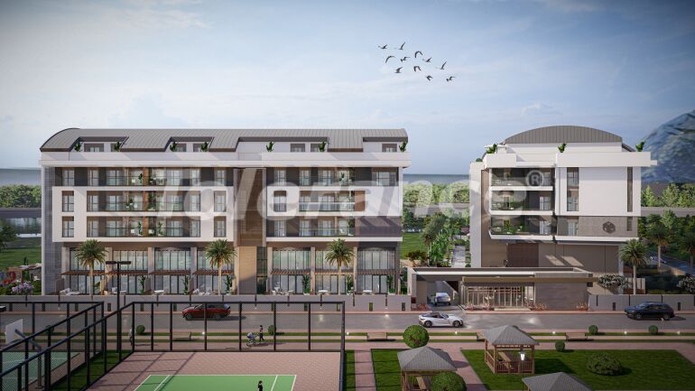 Квартира от застройщика в Коньяалты, Анталия с бассейном: купить недвижимость в Турции - 61168