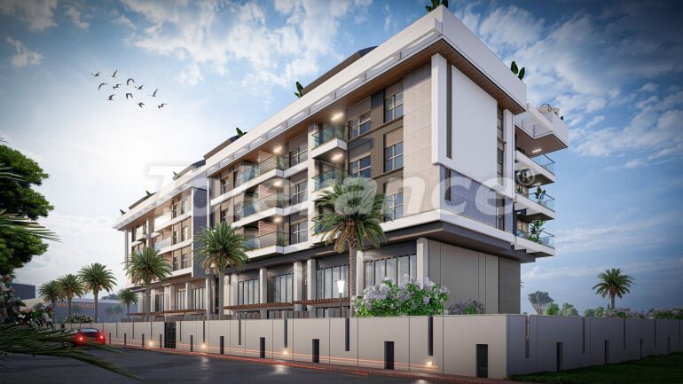 Квартира от застройщика в Коньяалты, Анталия с бассейном: купить недвижимость в Турции - 61170