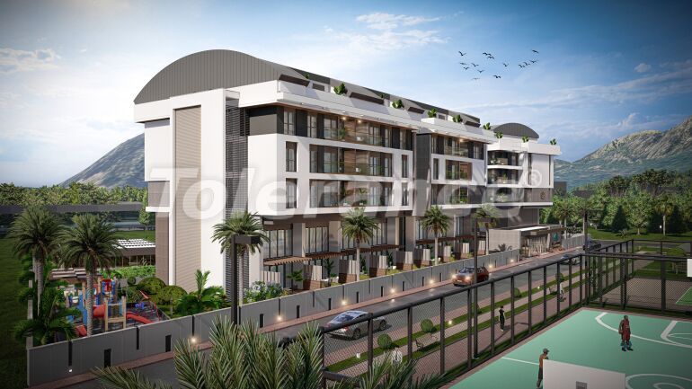 Квартира от застройщика в Коньяалты, Анталия с бассейном: купить недвижимость в Турции - 61173