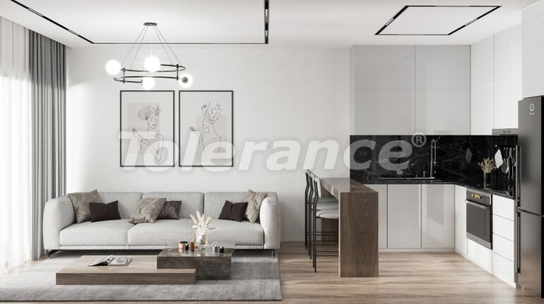 Квартира от застройщика в Коньяалты, Анталия с бассейном: купить недвижимость в Турции - 61366