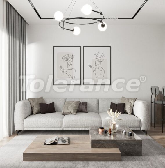 Квартира от застройщика в Коньяалты, Анталия с бассейном: купить недвижимость в Турции - 61367