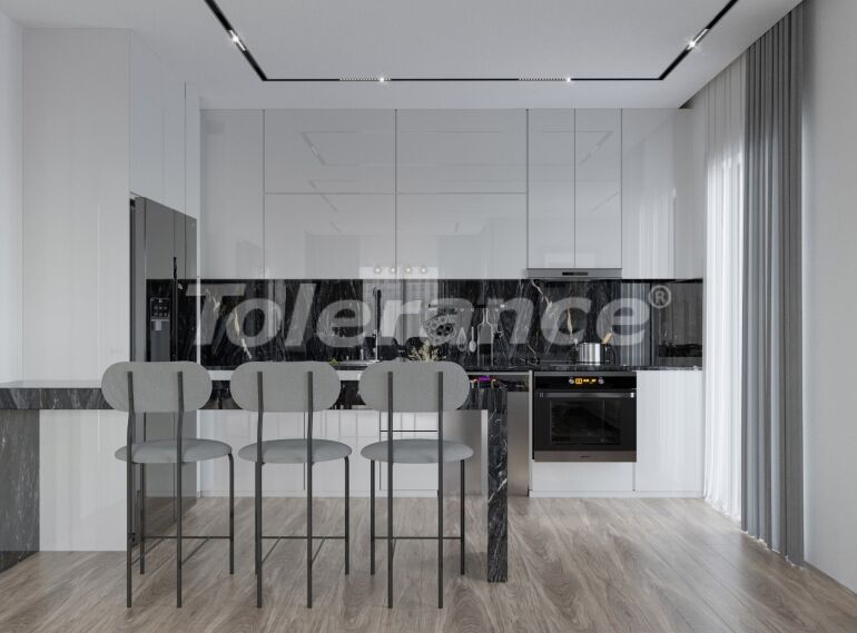 Квартира от застройщика в Коньяалты, Анталия с бассейном: купить недвижимость в Турции - 61373