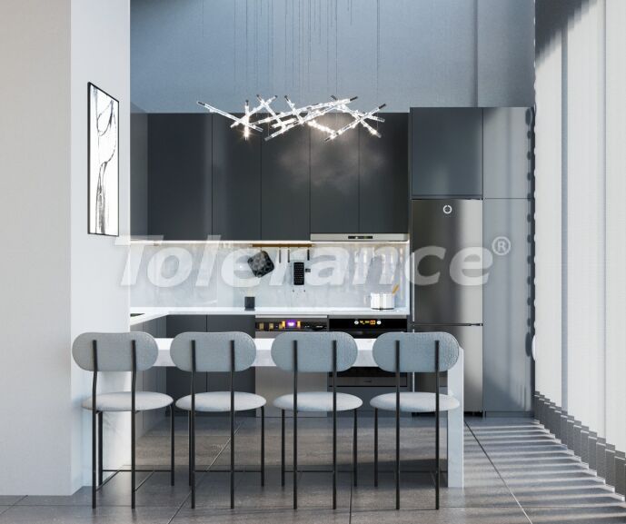 Квартира от застройщика в Коньяалты, Анталия с бассейном: купить недвижимость в Турции - 61379