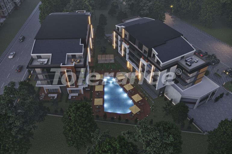 Квартира от застройщика в Коньяалты, Анталия с бассейном: купить недвижимость в Турции - 61392