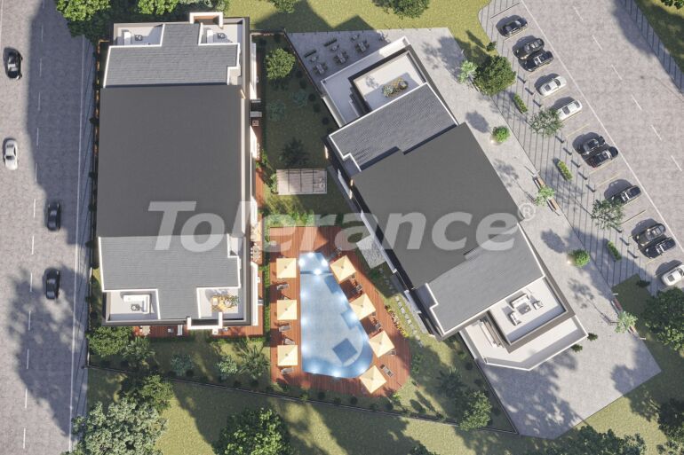 Квартира от застройщика в Коньяалты, Анталия с бассейном: купить недвижимость в Турции - 61398