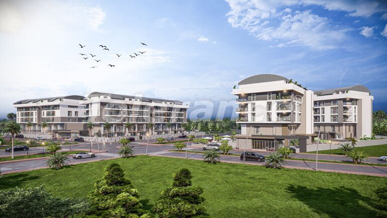 Квартира от застройщика в Коньяалты, Анталия с бассейном: купить недвижимость в Турции - 62600