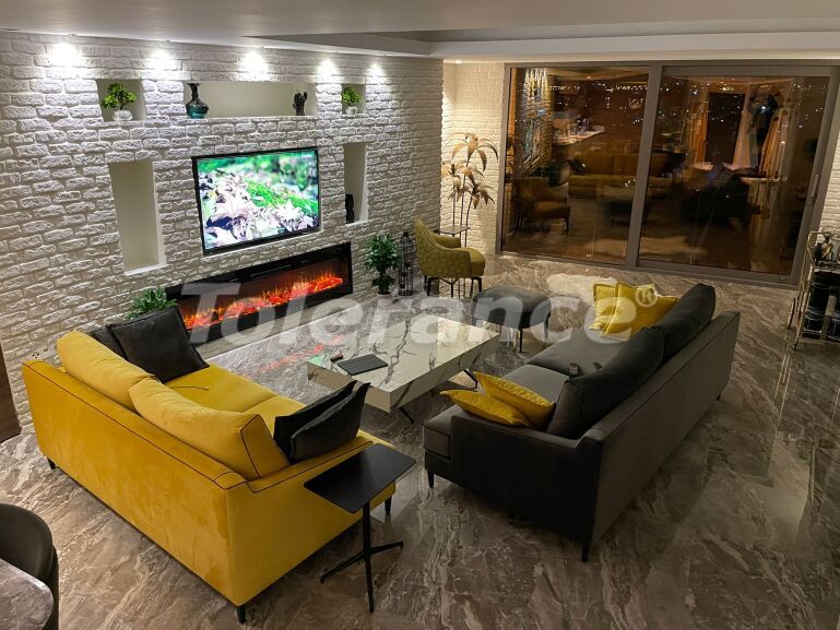 Квартира в Коньяалты, Анталия вид на море с бассейном: купить недвижимость в Турции - 64152