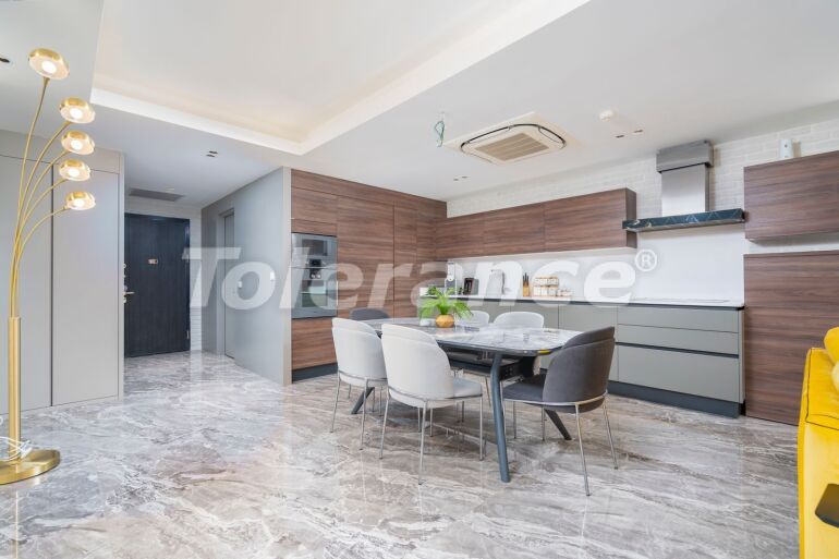 Квартира в Коньяалты, Анталия вид на море с бассейном: купить недвижимость в Турции - 64167