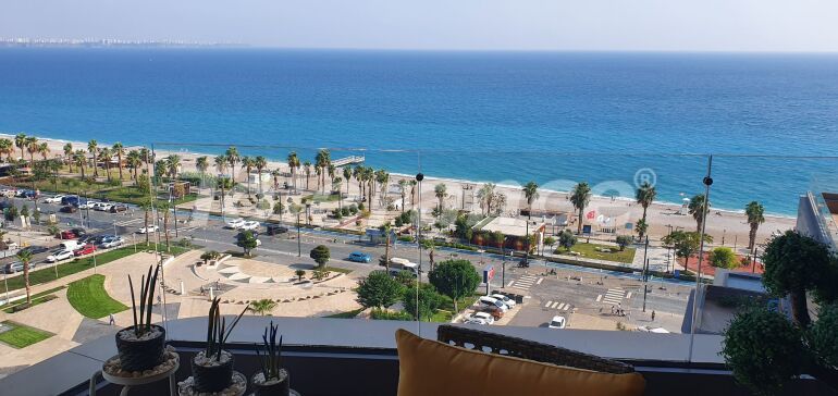 Квартира в Коньяалты, Анталия вид на море с бассейном: купить недвижимость в Турции - 64169