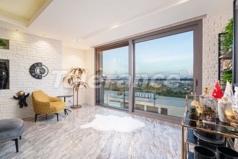 Квартира в Коньяалты, Анталия вид на море с бассейном: купить недвижимость в Турции - 64187