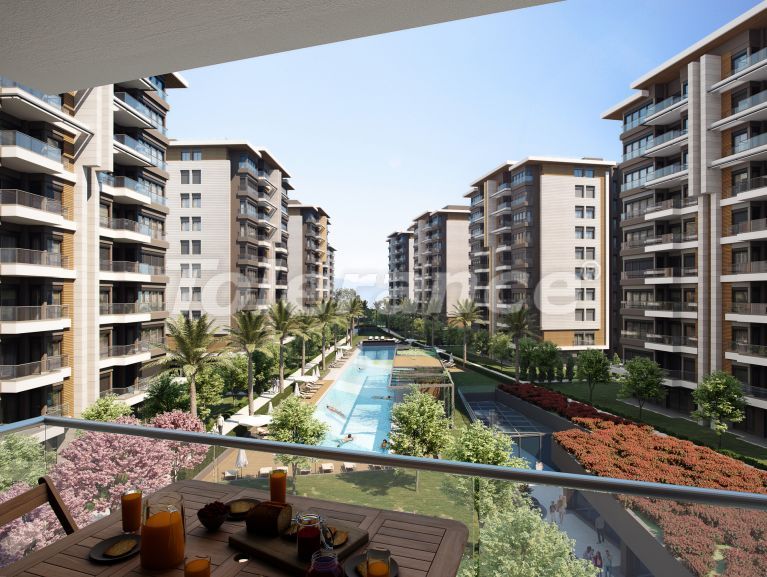 Квартира в Коньяалты, Анталия с бассейном: купить недвижимость в Турции - 65253