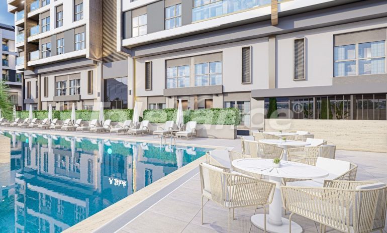 Квартира от застройщика в Коньяалты, Анталия с бассейном в рассрочку: купить недвижимость в Турции - 70434