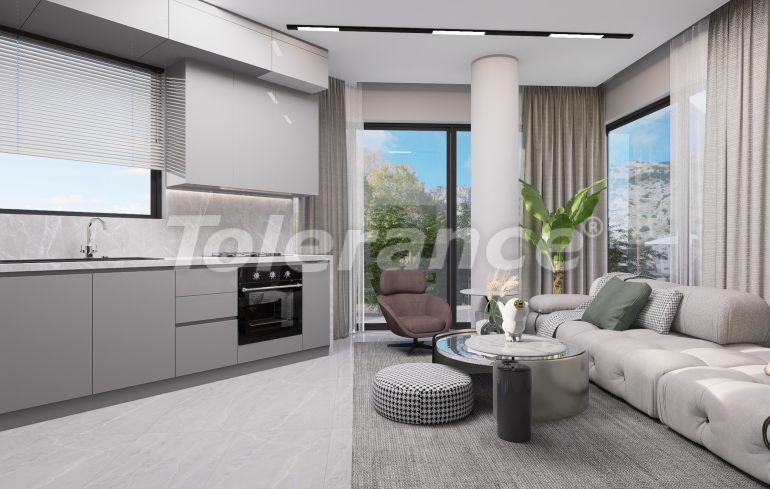 Квартира от застройщика в Коньяалты, Анталия с бассейном: купить недвижимость в Турции - 79306