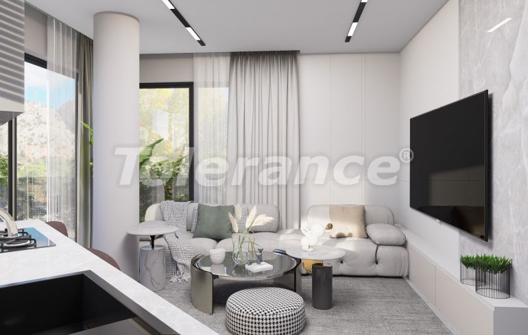 Квартира от застройщика в Коньяалты, Анталия с бассейном: купить недвижимость в Турции - 79309