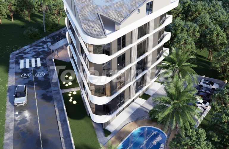 Квартира от застройщика в Коньяалты, Анталия с бассейном: купить недвижимость в Турции - 79328