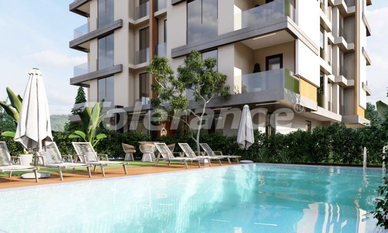 Квартира от застройщика в Коньяалты, Анталия с бассейном в рассрочку: купить недвижимость в Турции - 96702