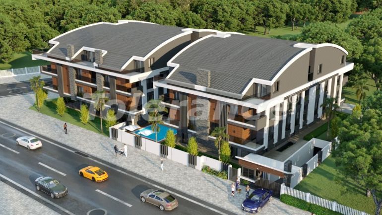 Квартира от застройщика в Коньяалты, Анталия с бассейном в рассрочку: купить недвижимость в Турции - 97821