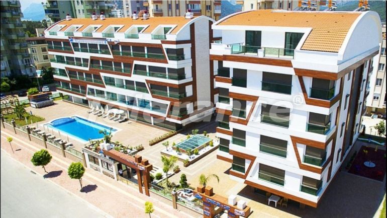 Квартира в Коньяалты, Анталия с бассейном: купить недвижимость в Турции - 98048