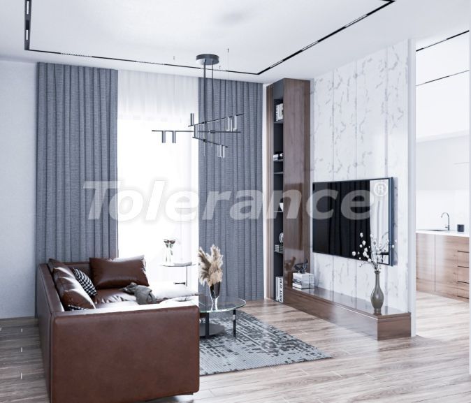 Квартира от застройщика в Коньяалты, Анталия с бассейном: купить недвижимость в Турции - 98835