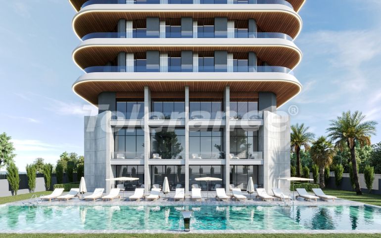 Квартира от застройщика в Коньяалты, Анталия с бассейном: купить недвижимость в Турции - 98839