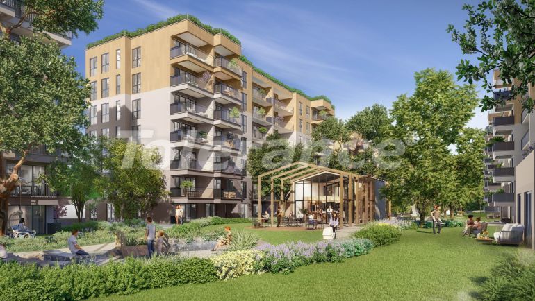 Квартира от застройщика в Кючюкчекмедже, Стамбул с бассейном в рассрочку: купить недвижимость в Турции - 117013