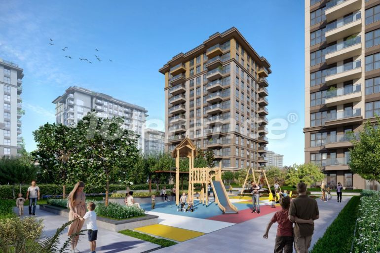 Квартира от застройщика в Кючюкчекмедже, Стамбул с бассейном в рассрочку: купить недвижимость в Турции - 129224