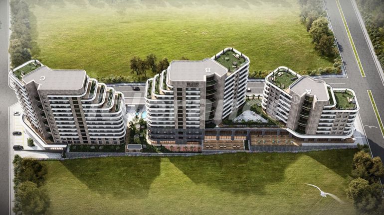 Квартира от застройщика в Кючюкчекмедже, Стамбул с бассейном в рассрочку: купить недвижимость в Турции - 129663