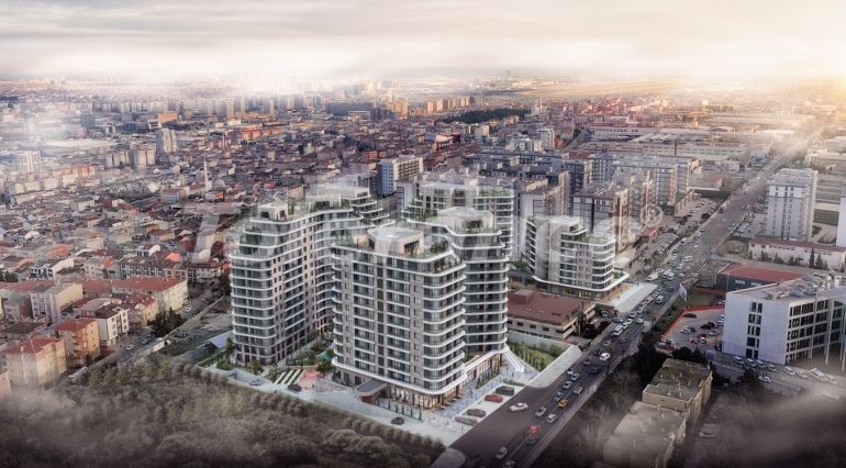 Квартира от застройщика в Кючюкчекмедже, Стамбул с бассейном в рассрочку: купить недвижимость в Турции - 129679