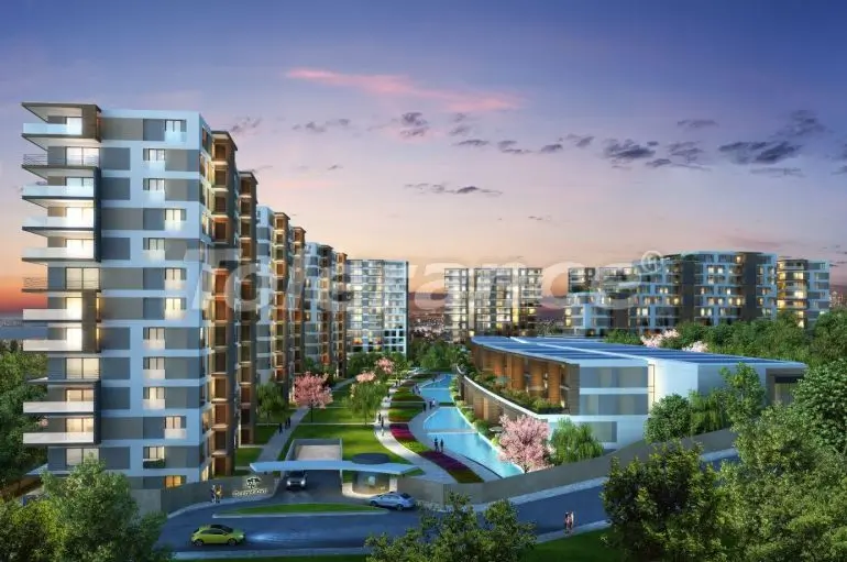 Квартира от застройщика в Кючюкчекмедже, Стамбул с бассейном - 23217 Квартира от застройщика в Кючюкчекмедже, Стамбул с бассейном: купить недвижимость в Турции - 23217