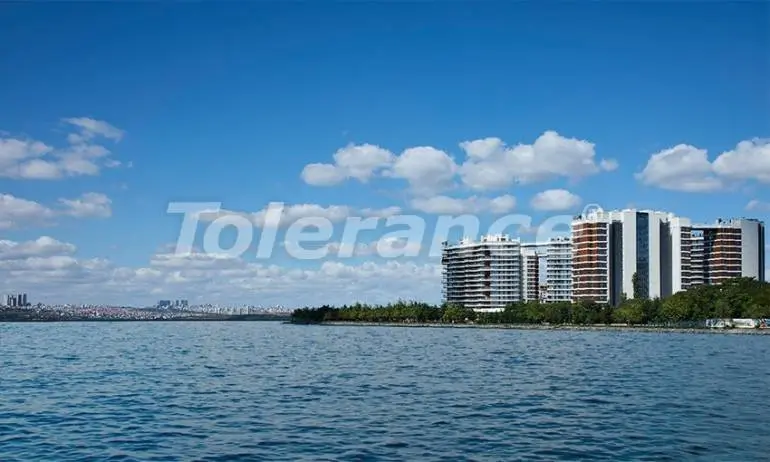 Квартира в Кючюкчекмедже, Стамбул вид на море с бассейном в рассрочку: купить недвижимость в Турции - 36398