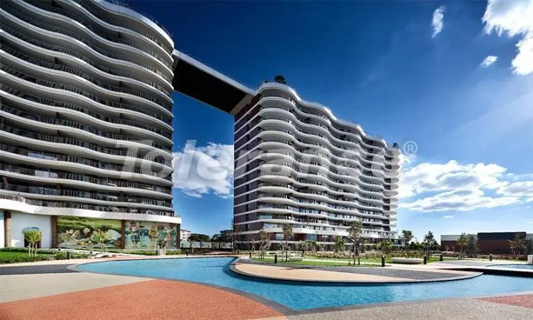 Квартира в Кючюкчекмедже, Стамбул вид на море с бассейном в рассрочку: купить недвижимость в Турции - 36400