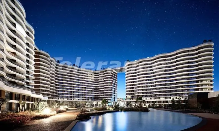 Квартира в Кючюкчекмедже, Стамбул вид на море с бассейном в рассрочку: купить недвижимость в Турции - 36405