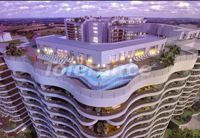 Квартира в Кючюкчекмедже, Стамбул вид на море с бассейном в рассрочку: купить недвижимость в Турции - 7061