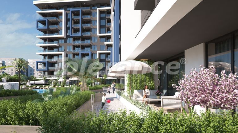 Квартира от застройщика в Кючюкхасбахче, Алания с бассейном: купить недвижимость в Турции - 51174
