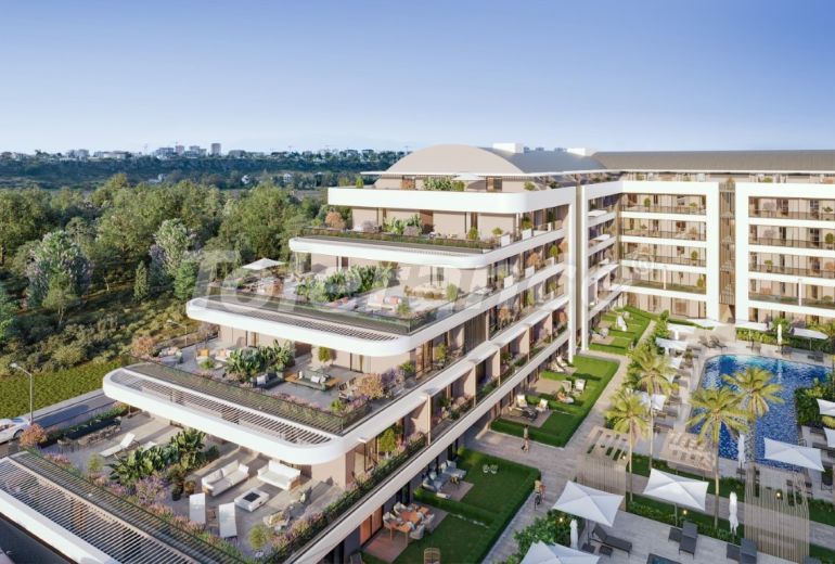 Квартира от застройщика в Кунду, Анталия вид на море с бассейном в рассрочку: купить недвижимость в Турции - 111308