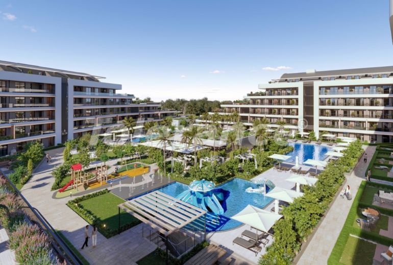 Квартира от застройщика в Кунду, Анталия вид на море с бассейном в рассрочку: купить недвижимость в Турции - 111312