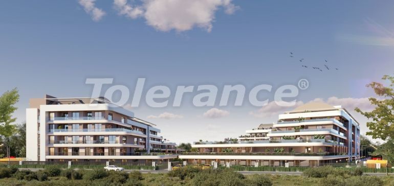 Квартира от застройщика в Кунду, Анталия вид на море с бассейном в рассрочку: купить недвижимость в Турции - 111320