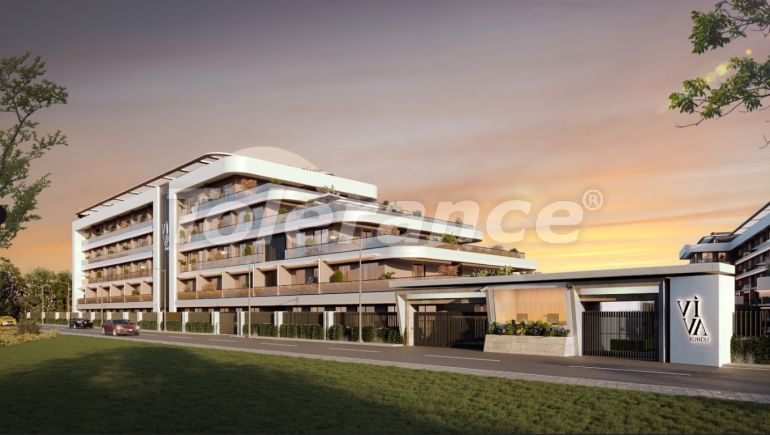 Квартира от застройщика в Кунду, Анталия вид на море с бассейном в рассрочку: купить недвижимость в Турции - 111321