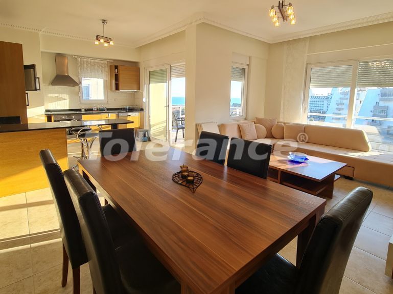 Квартира в Кунду, Анталия вид на море с бассейном: купить недвижимость в Турции - 118436