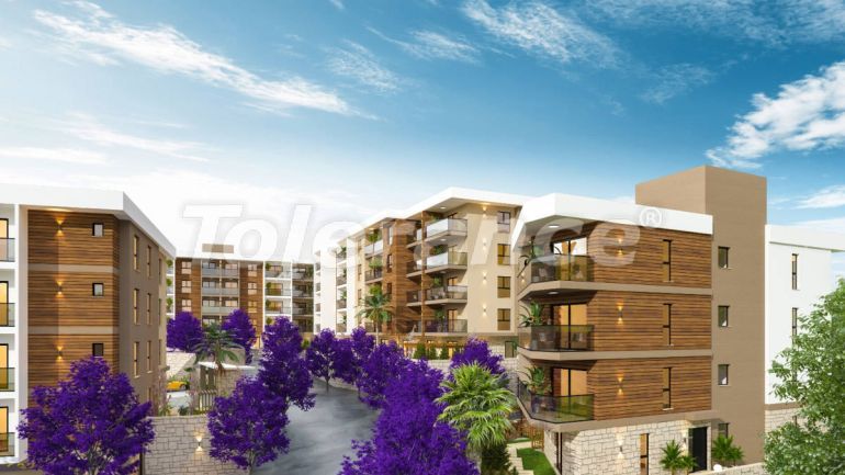 Квартира от застройщика в Кушадасы вид на море с бассейном: купить недвижимость в Турции - 99231