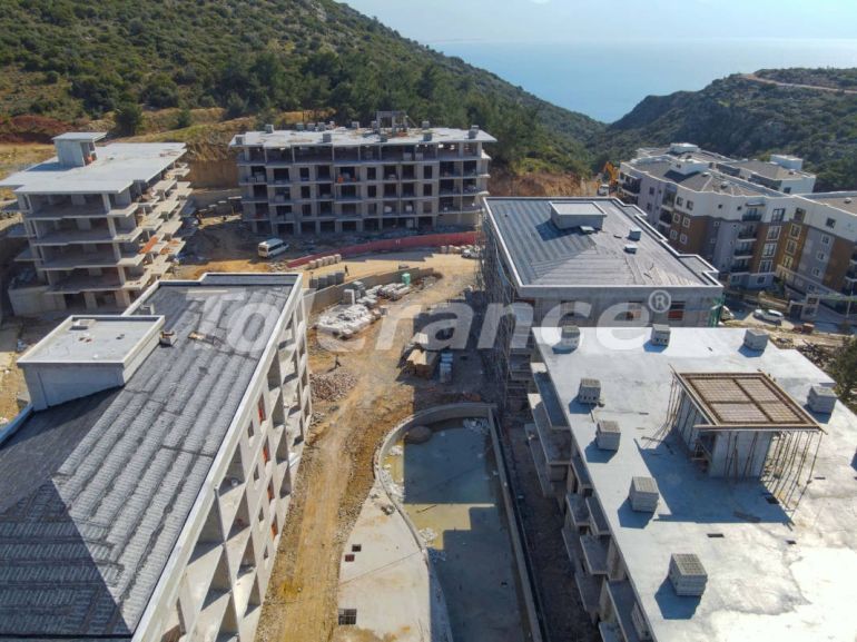 Квартира от застройщика в Кушадасы вид на море с бассейном: купить недвижимость в Турции - 99262