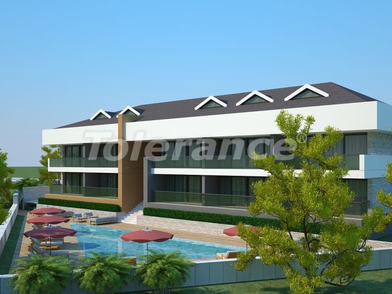 Квартира от застройщика в Куздере, Кемер с бассейном: купить недвижимость в Турции - 78153