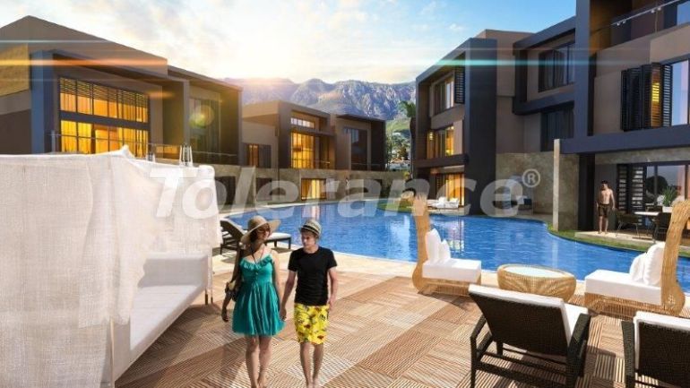 Квартира от застройщика в Кирения, Северный Кипр с бассейном в рассрочку: купить недвижимость в Турции - 105800