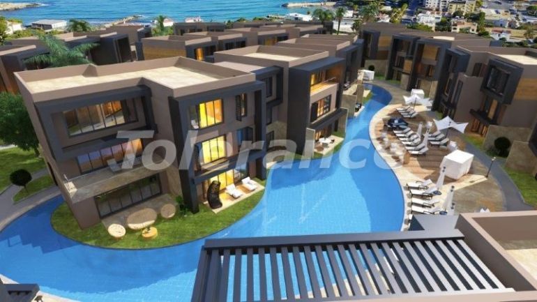 Квартира от застройщика в Кирения, Северный Кипр с бассейном в рассрочку: купить недвижимость в Турции - 105808